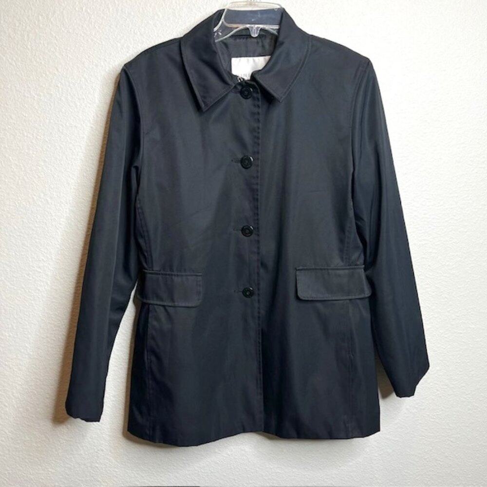Nine West Softshell Water Resistant Jacket Large Black - Picture 2 of 14